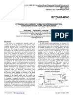 DETC2013-12582: Extensible-Link Kinematic Model For Determining Motion Characteristics of Compliant Mechanisms