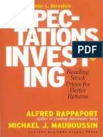 Expectations Investing by Alfred Rappaport, Michael J. Mauboussin