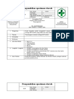 SOP Pengambilan Spesimen Darah