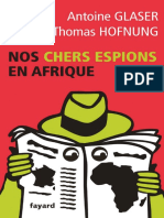 Antoine Glaser et Thomas Hofnung - Nos chers espions en afrique