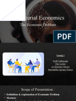 Group 1 Managerial Economics - The Economic Problem