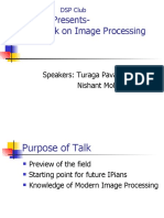 Cepstrum Presents-Talk On Image Processing: Speakers: Turaga Pavan Nishant Mohan