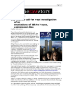 02-05-08 RawStory-911 Widows Call For New Investigation Afte