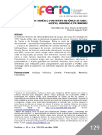 Joãozinho Da Goméia e o Instituto Histórico Da CMDC: Resumo Acervo, Memórias e Patrimônio