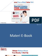 FREE Korean Ebook Pintar Korea Vol.01