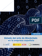 Informe El Estado Del Arte de Blockchain en La Empresa Espanola