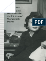 COHEN, Susan D. Women and Discourse in the Fiction of Marguerite Duras. Love, Legends, Language