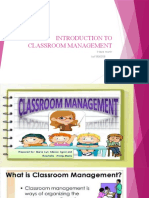 Introduction To Classroom Management: Irtaza Munir bsf1800058
