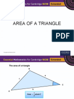 Area of a Triangle