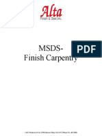 Msds-Finish Carpentry: 12625 Frederick ST Ste I5290 Moreno Valley, CA 92553 Phone 951-402-0000