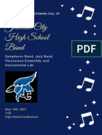 Blue Jay Band Poster