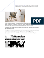 Barings Bank Was A British