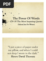 Download The Power of Words 171 Of The Most Inpsiring Writing Quotes Ever by Lori R Taylor SN50622536 doc pdf