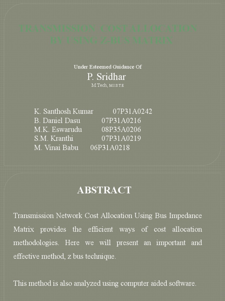 Z Bus Method Abstract Final | PDF | Computers | Technology & Engineering