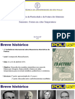 Seminário - 60 Anos Da Teoria Da Fratura - Fratura em Altas Temperaturas