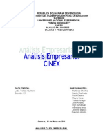 Analisis Empresa Cinex