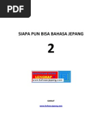 Buku Siapa Pun Bisa Bahasa Jepang 2