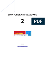 Buku Siapa Pun Bisa Bahasa Jepang 2