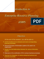 Introduction To Enterprise Resource Planning (ERP)