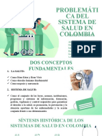 Problemas del sistema de salud colombiano