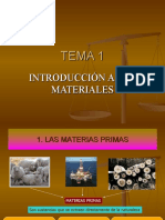 Tema 1. Introducción a los materiales