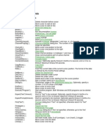 Imprimiendo - List of Macro Commands