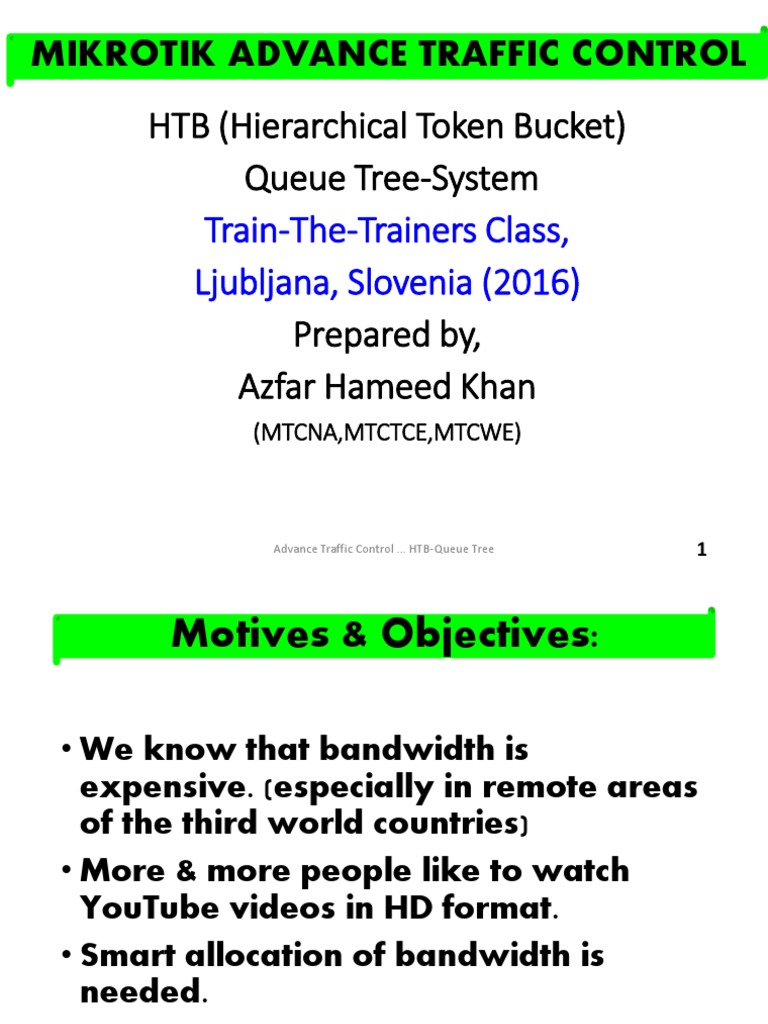 HTB (Hierarchical Token Bucket) Queue TreeSystem Mikrotik Advance