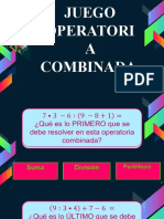 Juego operatoria combinada