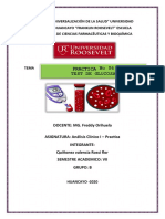 PRACTICA No 06 Analisis Clinico I