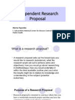 Independent Research Proposal: Marina Topuridze