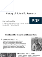 History of Scientific Research: Marina Topuridze