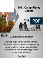 2021 Camp Ripley Annual Update