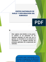 Exposicion Suelos II Depositos Naturales y Exploracion de Subsuelo