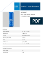 Donaldson DBB8665 Filter Element
