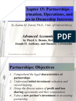 Chapter 15: Partnerships - Formation, Operations, and Changes in Ownership Interests