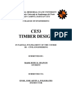 CE53 Timber Design: Jose Rizal Memorial State University Main Campus, Dapitan City College of Engineering