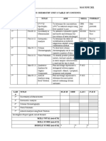 CXC Cape Chemistry Unit 2 Table of Contents LAB # Page # Date Title AIM Skill Format