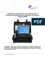 Dispositivo magneto-ótico para identificação e detecção de falsificação de numeração de veículos