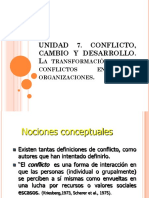 Unidad 7. Conflicto, Cambio y Desarrollo