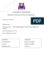 University of Asia Pacific: Department of Electrical and Electronic Engineering