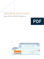 Operating Instructions: Sophos RED 15 and RED 50 Appliances