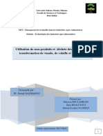 Utilisation Des Sous Produits de La Vian