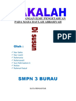 Makalah Perkembangan Ilmu Pengetahuan Pada Masa Daulah Abbasiyah