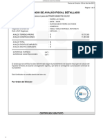 Detallado certificado de avalúo fiscal de 246m2 en Padre Las Casas