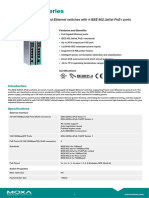 Eds-G205A Series: 5-Port Full Gigabit Unmanaged Ethernet Switches With 4 Ieee 802.3Af/At Poe+ Ports