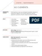 Pta Resume PDF