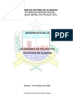 Lei Organica Da Policia Civil Do Estado de Alagoas