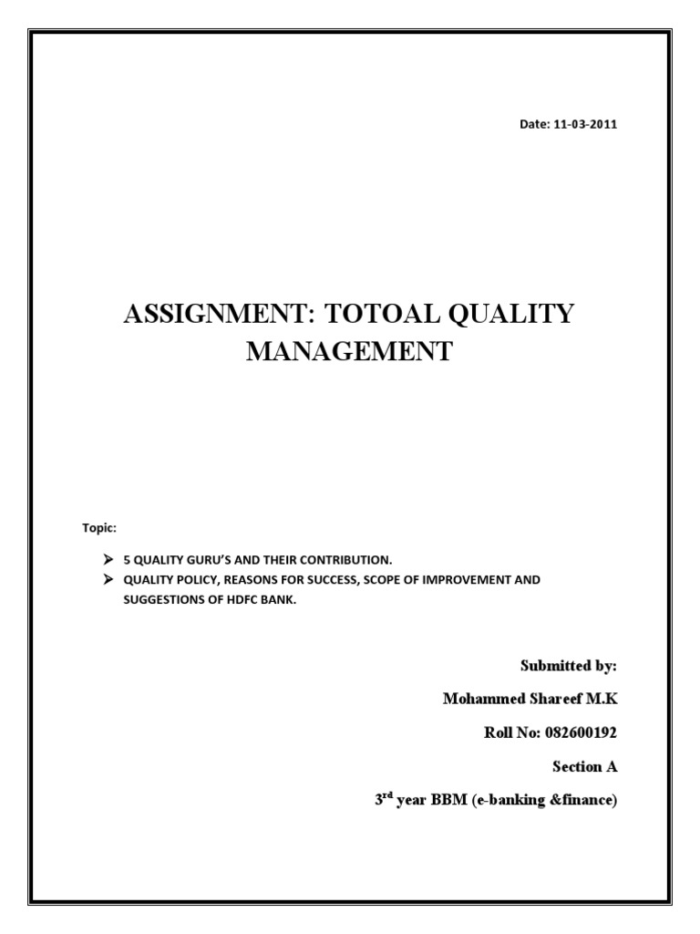 Quality Policy of Toyota | PDF | Quality | Business