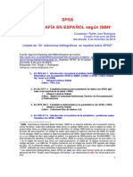 Bibliografía SPSS en español según ISBN, Rubén J. Rodríguez
