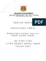 Kertas Kerja Pembinaan Kolam Ikan Air Tawar Dalam Taman .Edit